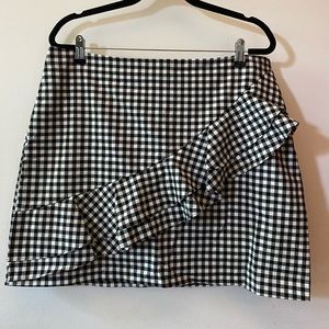 Gingham mini skirt size 12